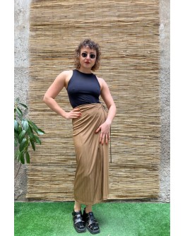 Vintage wrap φούστα midi 