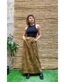 Vintage εμπριμέ φούστα maxi L