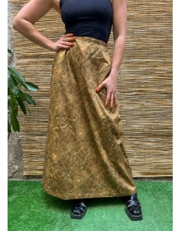 Vintage εμπριμέ φούστα maxi L