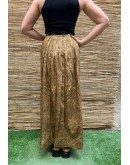 Vintage εμπριμέ φούστα maxi L