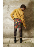 Vintage βελούδινη φούστα S