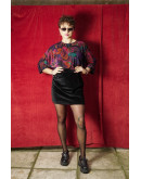 Vintage βελούδινη φούστα M-L