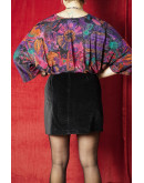 Vintage βελούδινη φούστα M-L