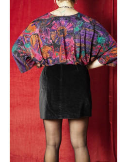 Vintage velvet skirt M-L