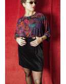 Vintage βελούδινη φούστα M-L