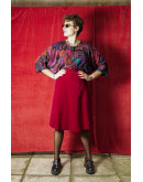 Vintage βελούδινη φούστα S