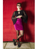 Vintage βελούδινη φούστα S