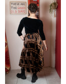 Vintage βελούδινη φούστα S