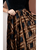 Vintage βελούδινη φούστα S