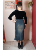 Vintage denim skirt S