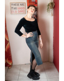 Vintage denim skirt S