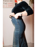 Vintage denim skirt S