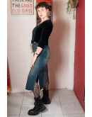 Vintage denim skirt 