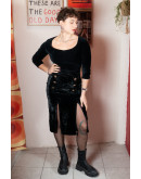 Vintage βελούδινη φούστα S