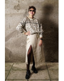 Vintage πλεκτή φούστα M