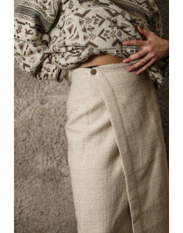 Vintage πλεκτή φούστα M