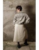 Vintage πλεκτή φούστα M