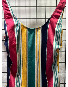 Vintage striped swimsuit S