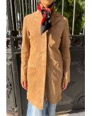 Vintage suede coat S