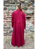 Vintage bordeaux trench coat 