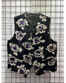 Vintage floral vest XL