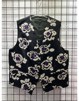 Vintage floral vest XL