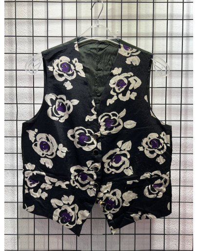 Vintage floral vest XL