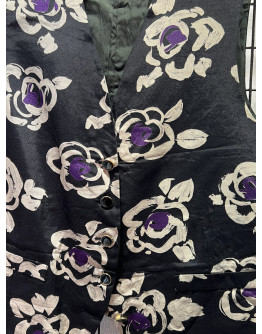 Vintage floral vest XL