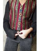 Vintage printed vest 