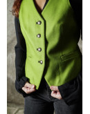 Vintage μάλλινο γιλέκο M