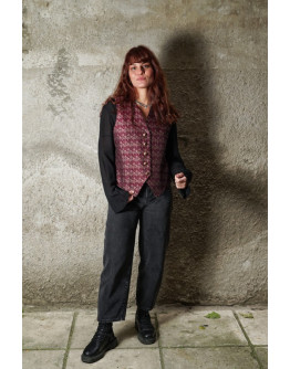 Vintage γιλέκο με λαχούρια