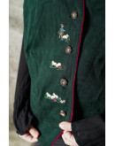 Vintage unisex γιλέκο με κεντημενες λεπτομερειες