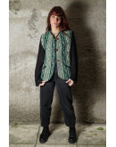 Vintage πλεκτό γιλέκο 