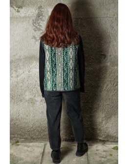 Vintage πλεκτό γιλέκο 