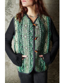 Vintage πλεκτό γιλέκο 