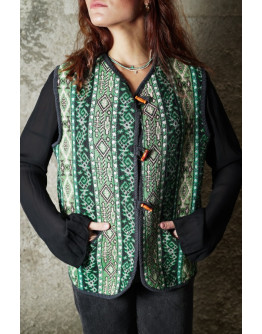 Vintage πλεκτό γιλέκο 