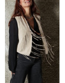 Vintage suede vest