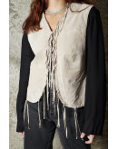 Vintage suede vest