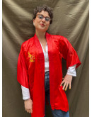 Vintage asian silk robe 