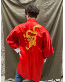 Vintage asian silk robe 