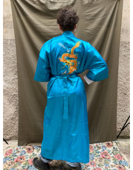 Vintage ασιάτικη μεταξωτή ρόμπα 