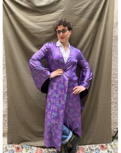 Vintage asian silk robe 