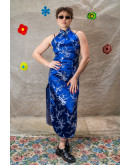 Vintage silk Qipao dress S