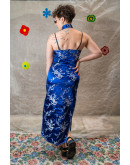 Vintage silk Qipao dress S