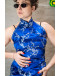 Vintage silk Qipao dress S