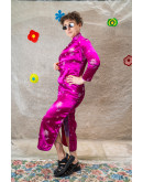 Vintage silk Qipao dress S