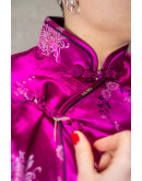 Vintage silk Qipao dress S