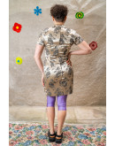 Vintage silk Qipao dress M