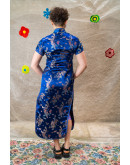 Vintage silk Qipao dress S