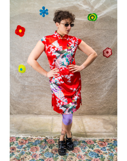 Vintage Qipao dress M-L